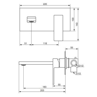 Смеситель для раковины Damixa Gala 530260500 розовое золото